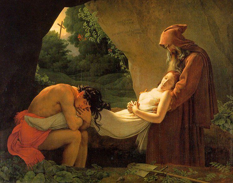 Anne-Louis Girodet-Trioson The Burial of Atala oil painting picture